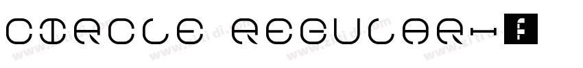 Circle Regular字体转换